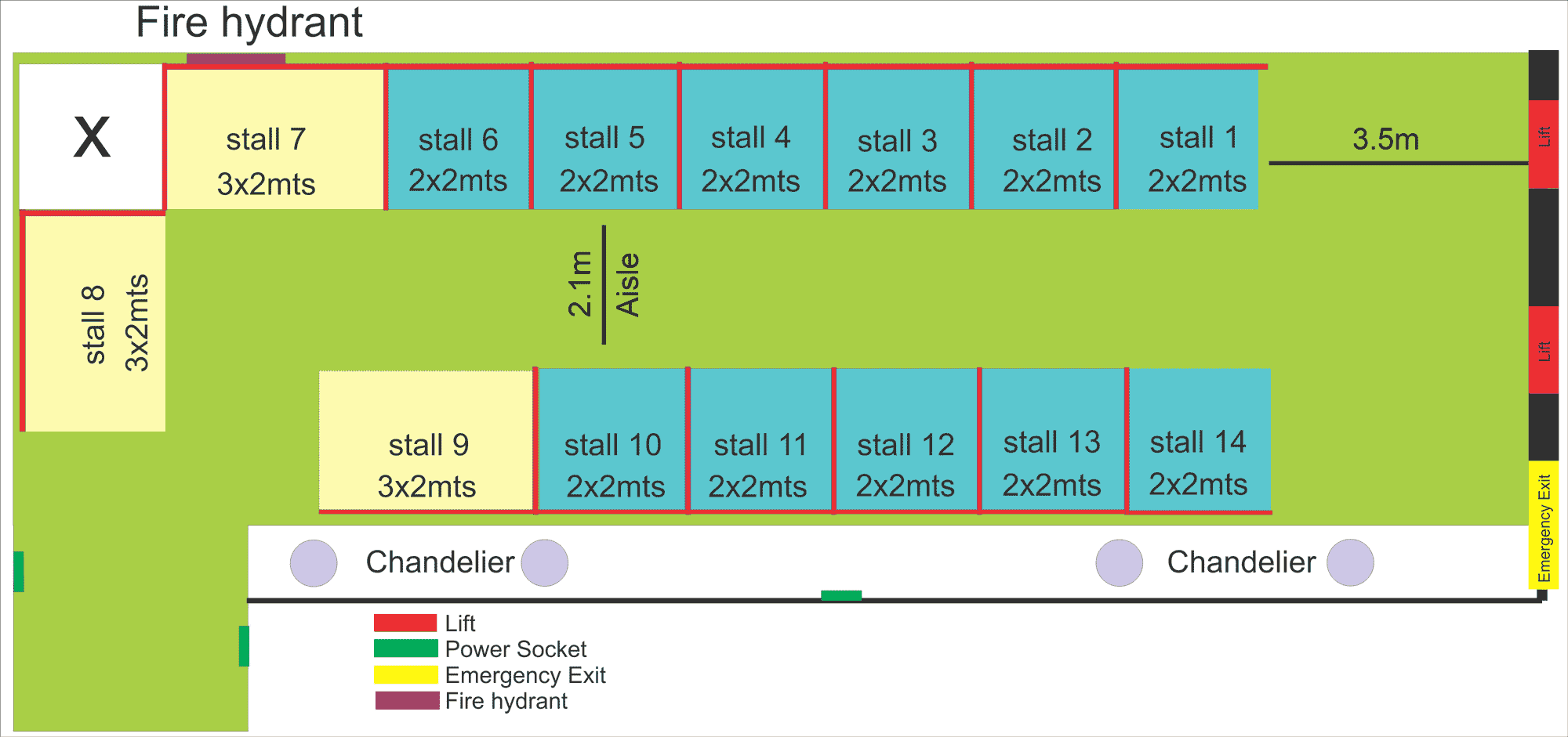 Agile India 2020 conference sponsor stall layout